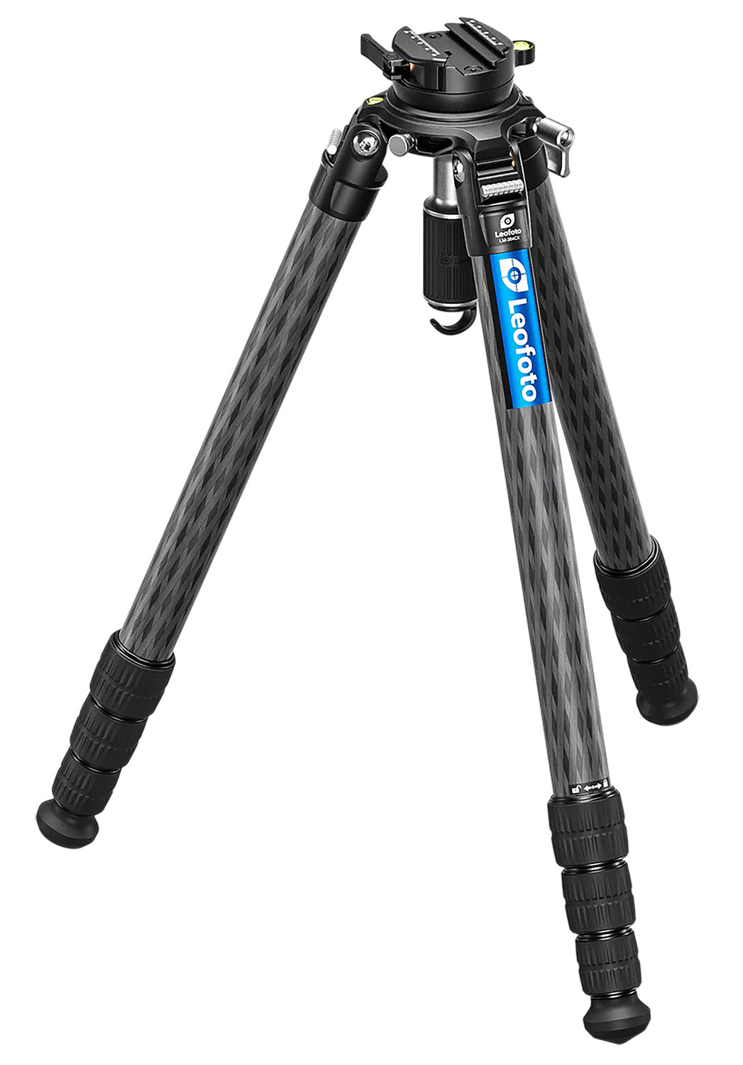 Leofoto USA LM-364CX with YB-75LRC Head Carbon Fiber Tripod Black