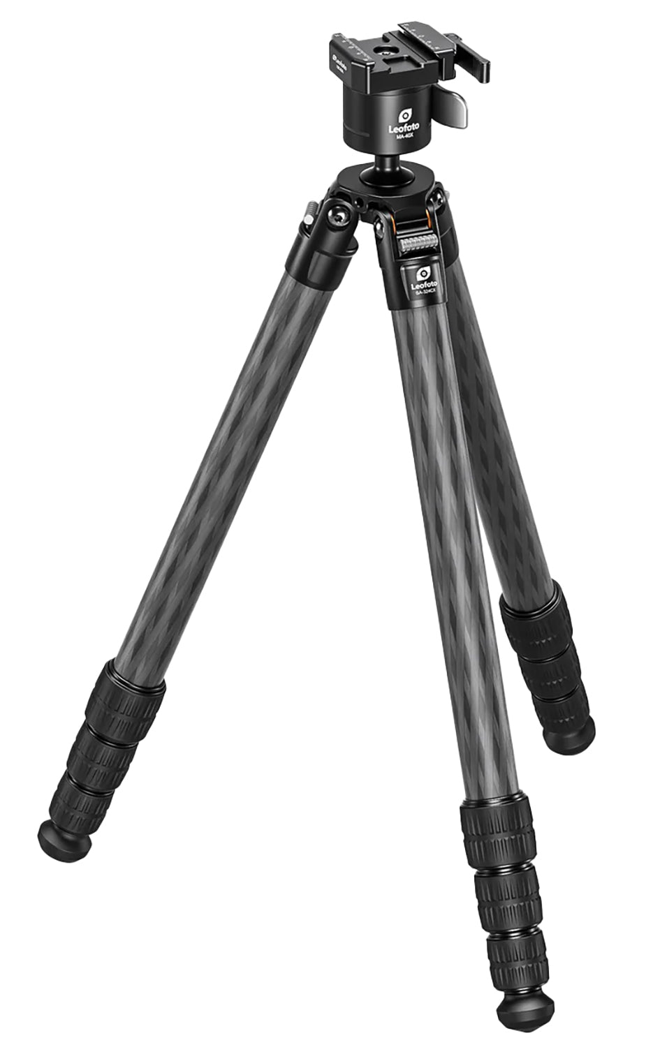 Leofoto USA SA-324CX with MA-40X Ball Head Carbon Fiber Tripod Black