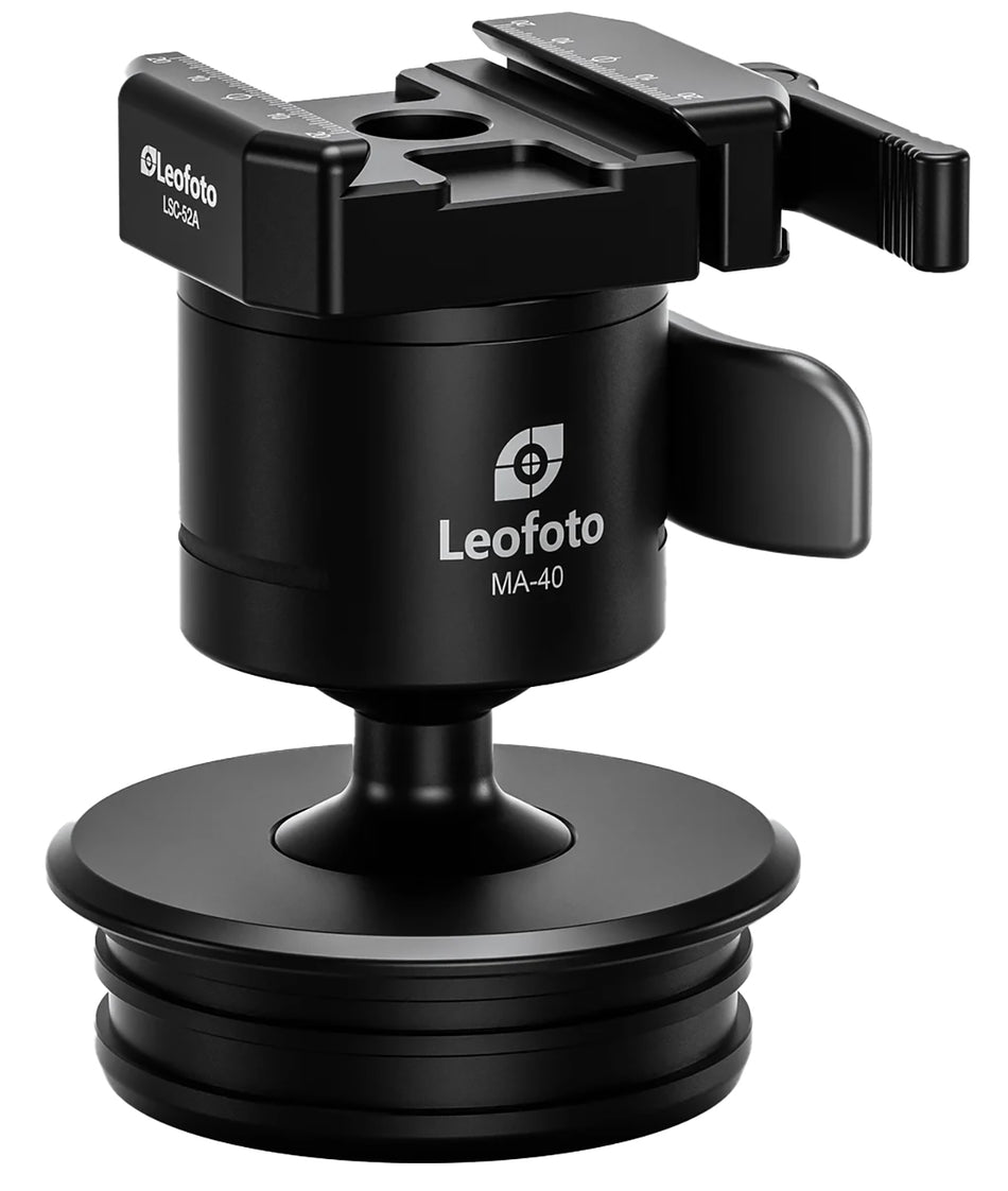 Leofoto USA MAB-75X Ball Head for Tripods Black Aluminum