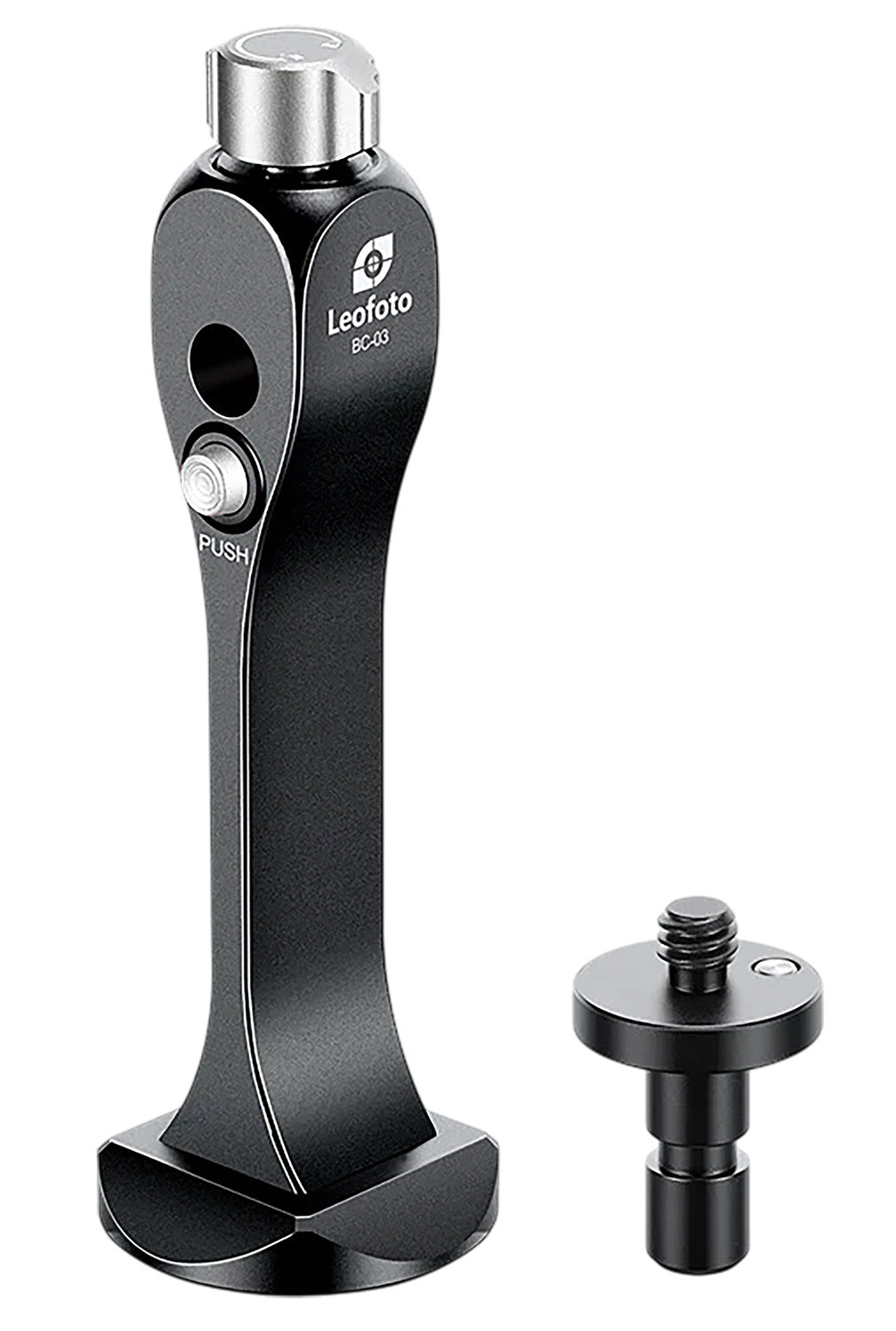 Leofoto BC-03 Quick-Release Binocular Adapter Arca-Type Dovetail Mount Black 1.26"