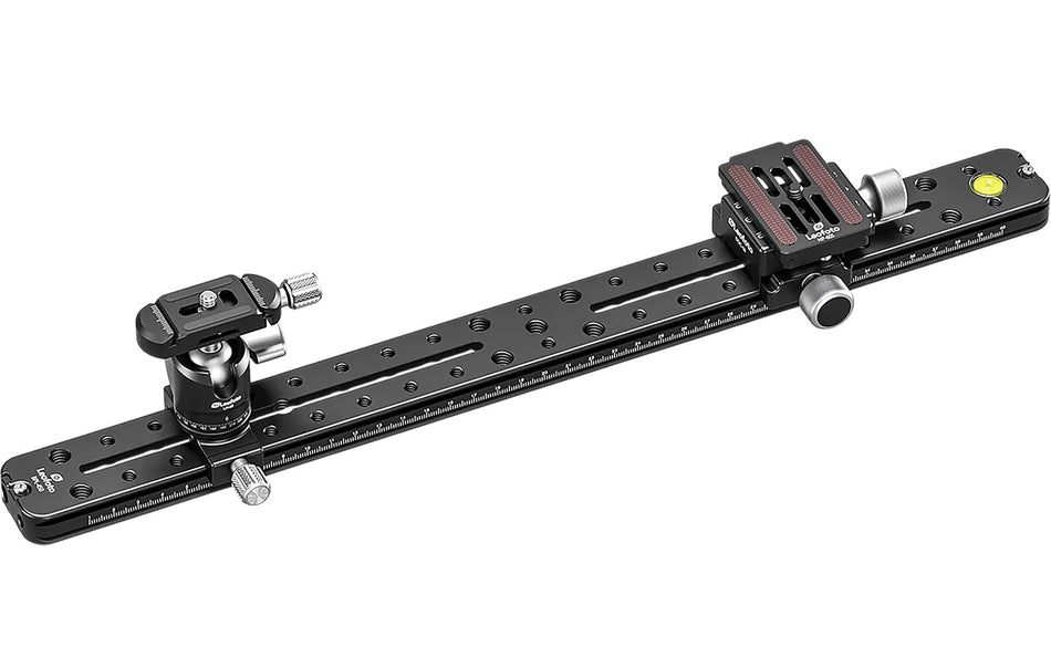 Leofoto USA FDM-04 Black Aluminum Rangefinder Rail Kit 17.71" Length