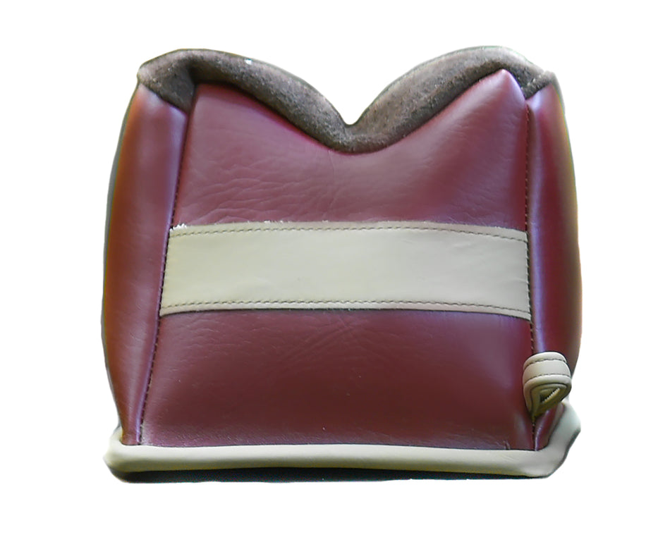 BenchMaster BMALBBMF Medium Prefilled Leather Rifle Front Bench Bag