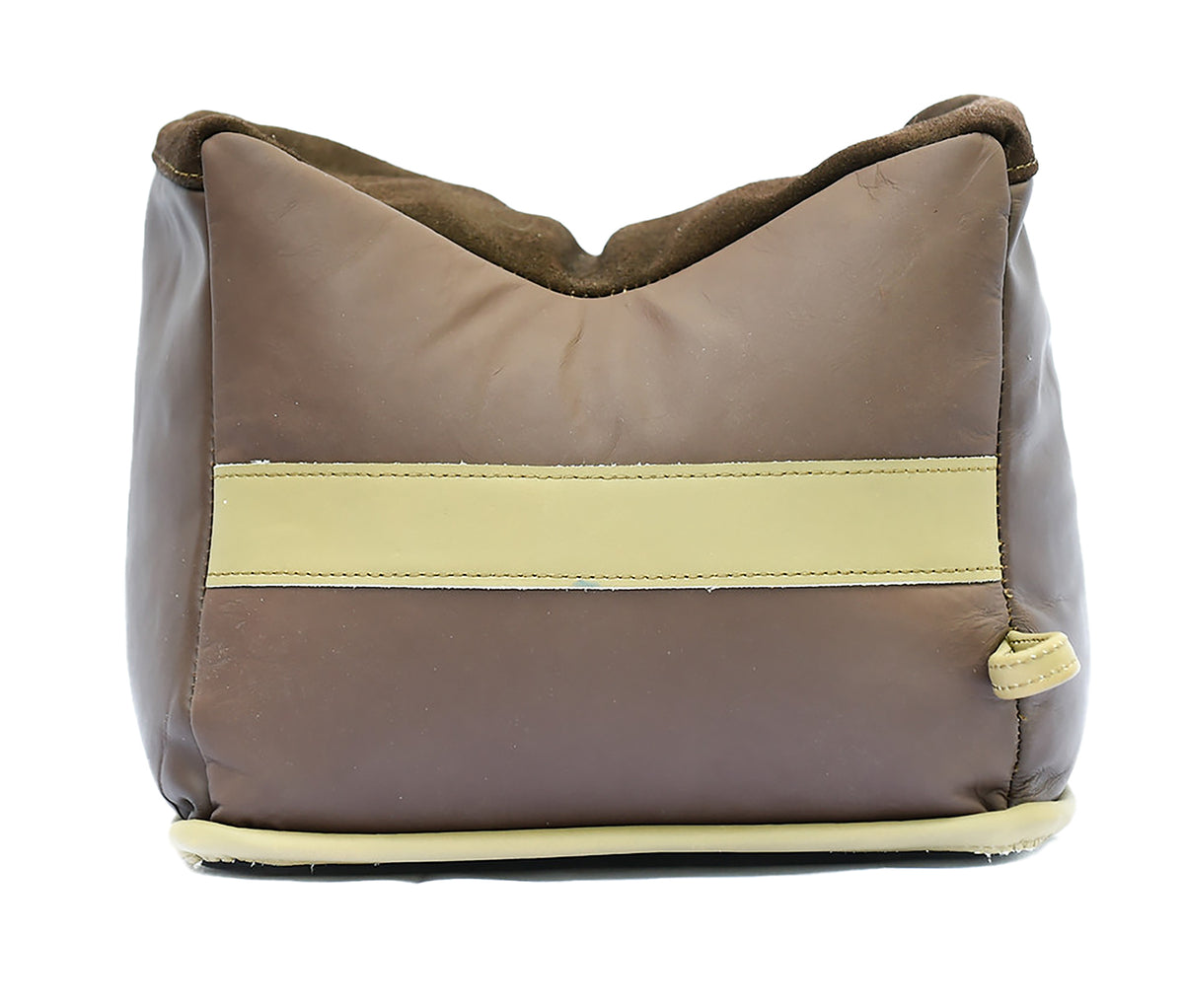 BenchMaster BMALBBLF Large Prefilled Leather Rifle Front Bench Bag