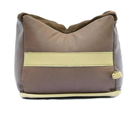 BenchMaster BMALBBLF Large Prefilled Leather Rifle Front Bench Bag
