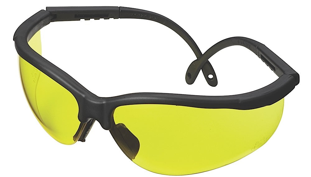Champion Sporting Glasses Black Frame Yellow Lens