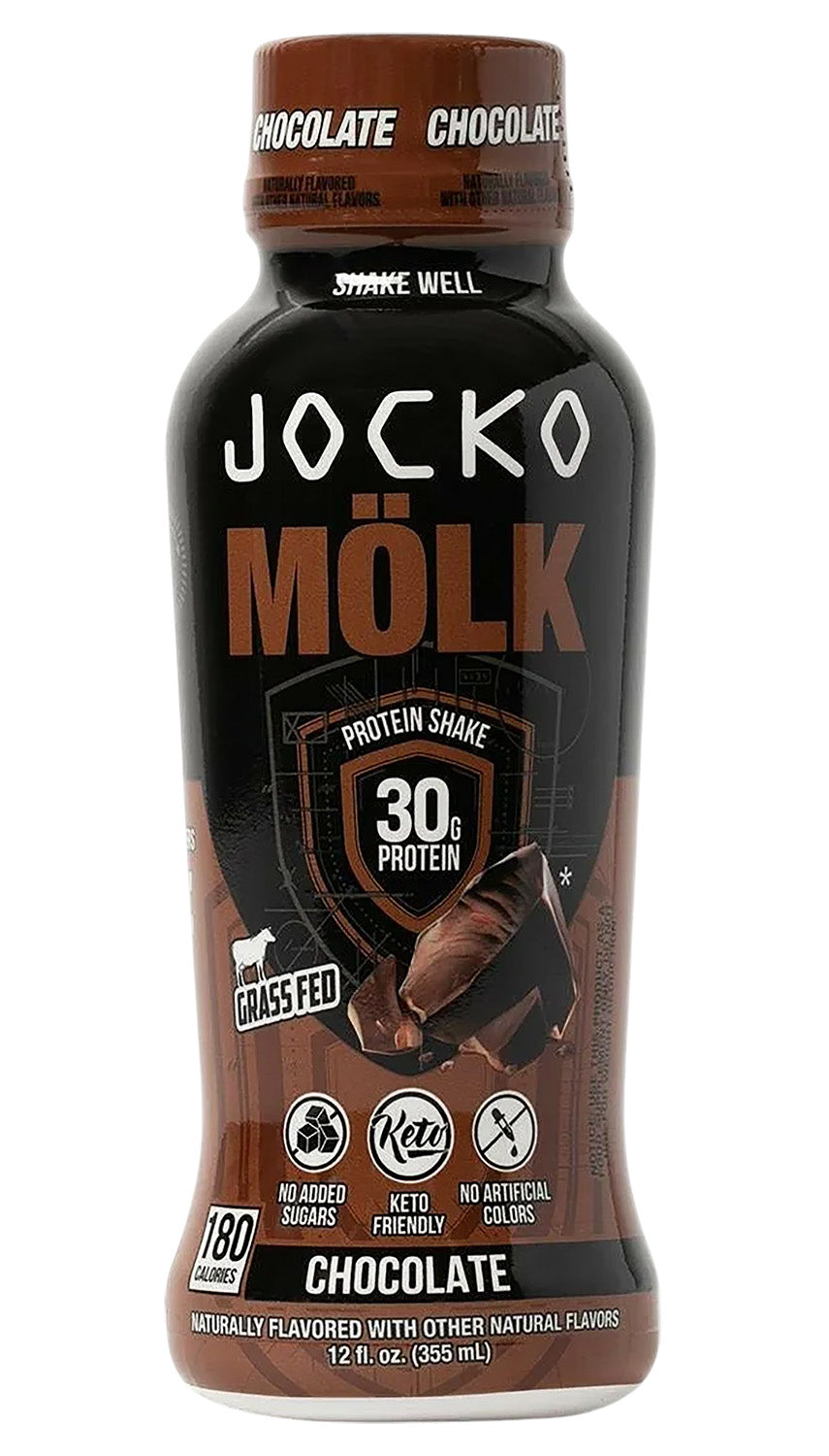 Jocko Fuel 29092 Chocolate Flavored Protein Shake 12oz 12-Pack