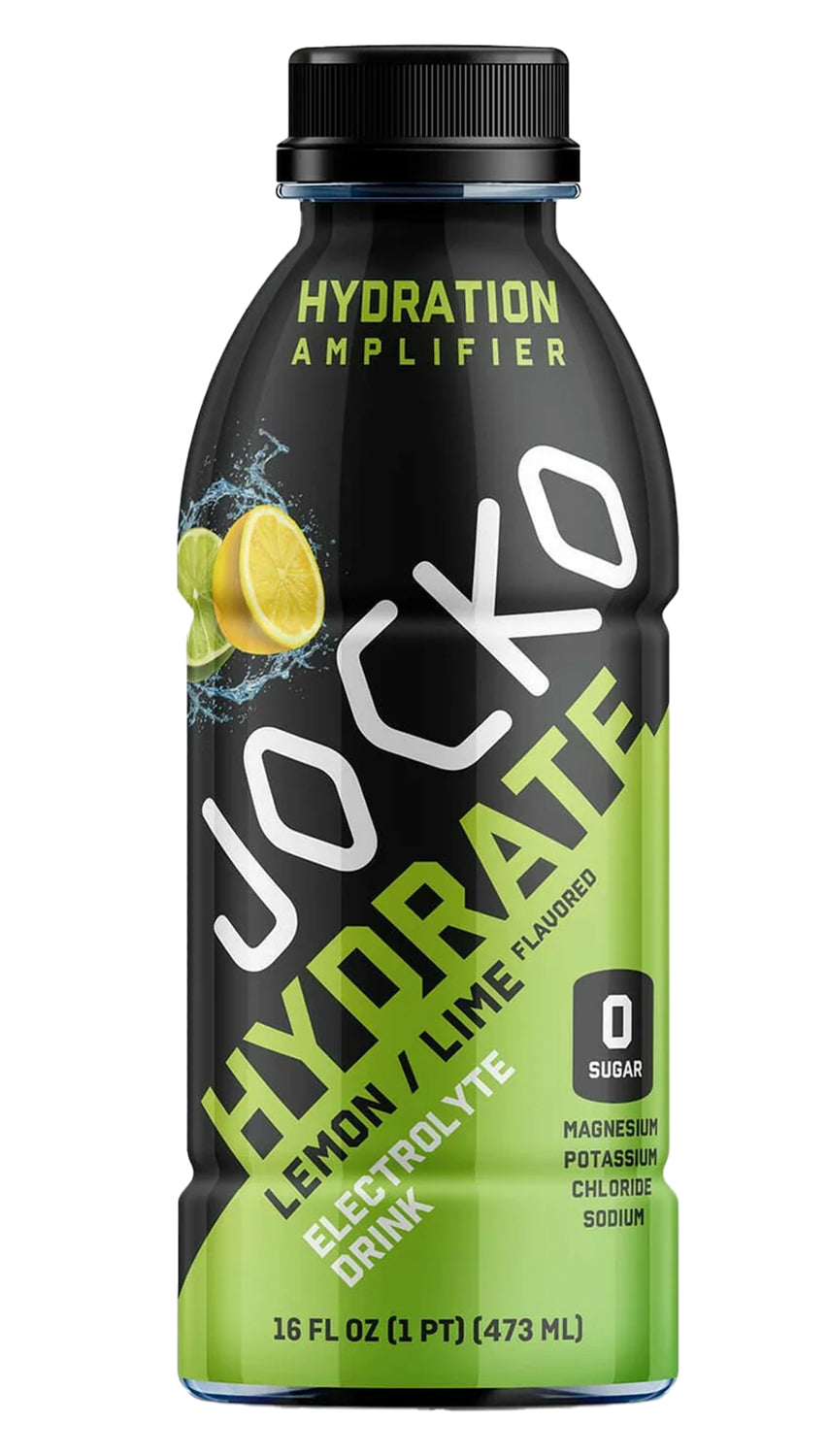 Jocko Fuel 29265 Lemon Lime Flavored Hydration Drink 16oz 12-Pack