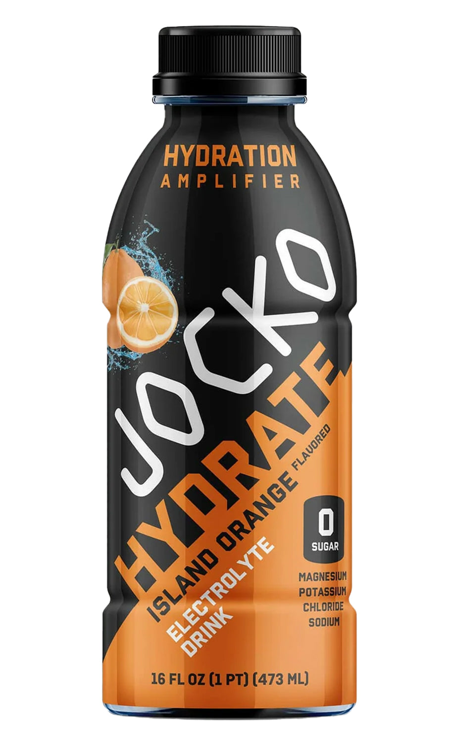 Jocko Fuel 29760 Island Orange Flavored Hydration Drink 16oz 12-Pack