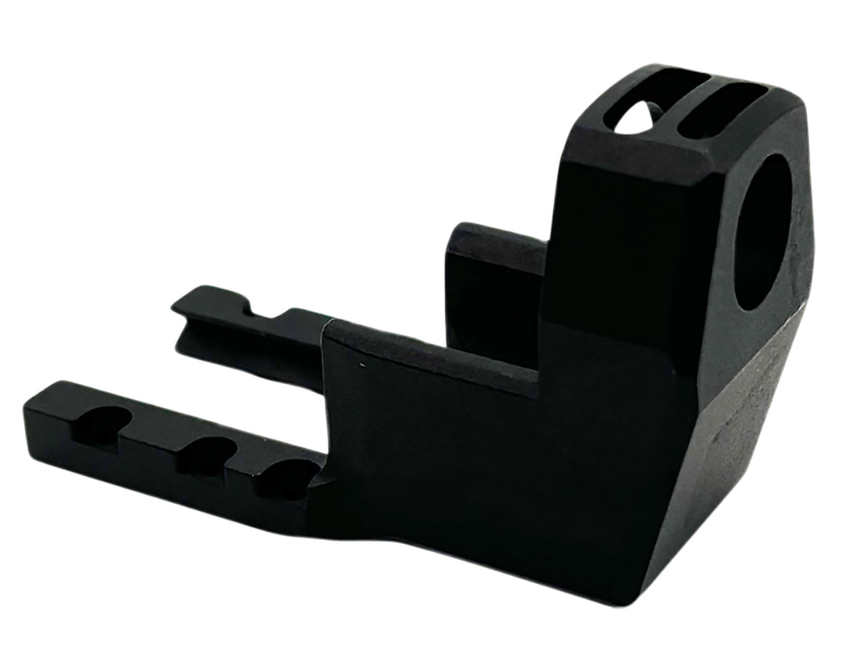 Lyman 40011 Black Nitride Stainless Muzzle Device 1/2x28 TPI Compatible with SureFire X300U-A