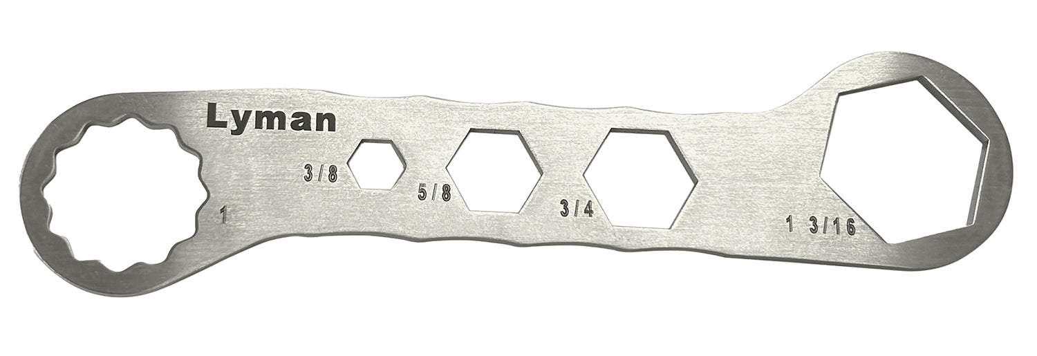 Lyman 7631250 Silver Stainless Steel BrassSmith Die Wrench