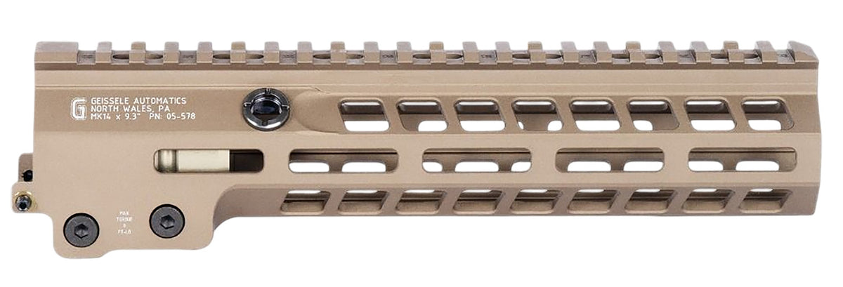 Geissele Super Modular Rail MK14 9.30" DDC Aluminum Rail System 05578S