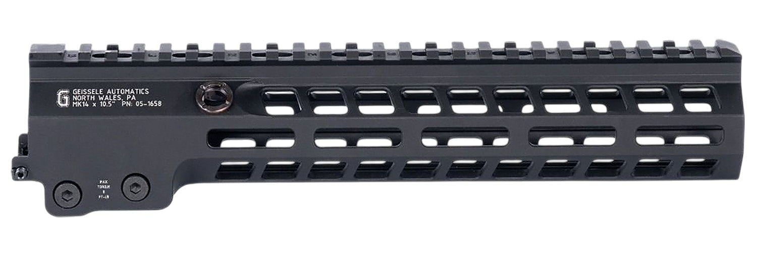 Geissele Super Modular Rail MK14 10.50" Black Aluminum Rail System 051658B