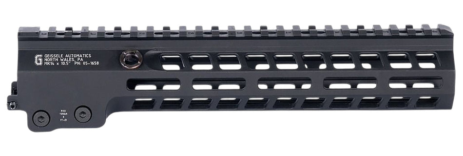Geissele Super Modular Rail MK14 10.50" Black Aluminum Rail System 051658B
