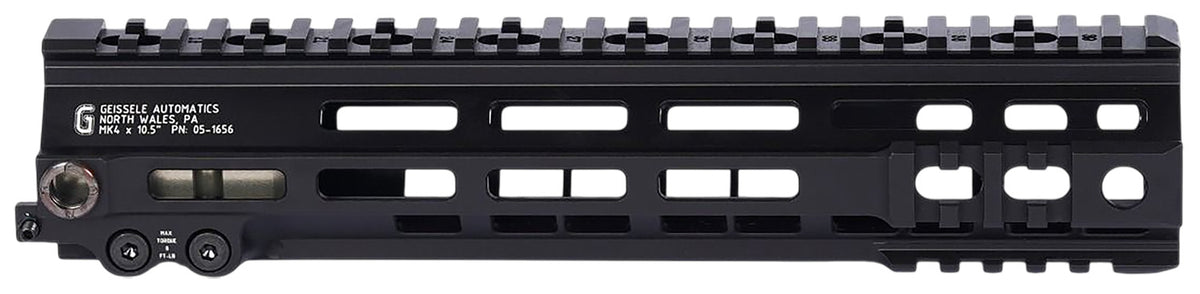 Geissele Super Modular Rail Mk4 10.50" Black Aluminum Handguard