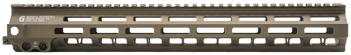 Geissele Super Modular Rail MK8 15" DDC Aluminum Rail System 05286S