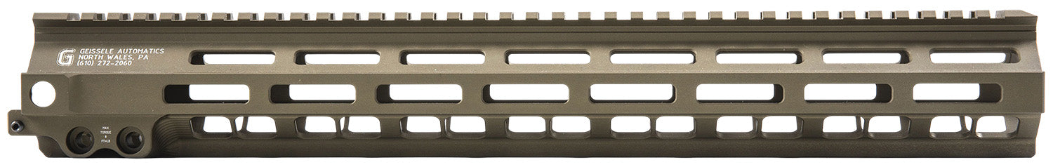Geissele Super Modular Rail MK8 15" DDC Aluminum Rail System 05286S