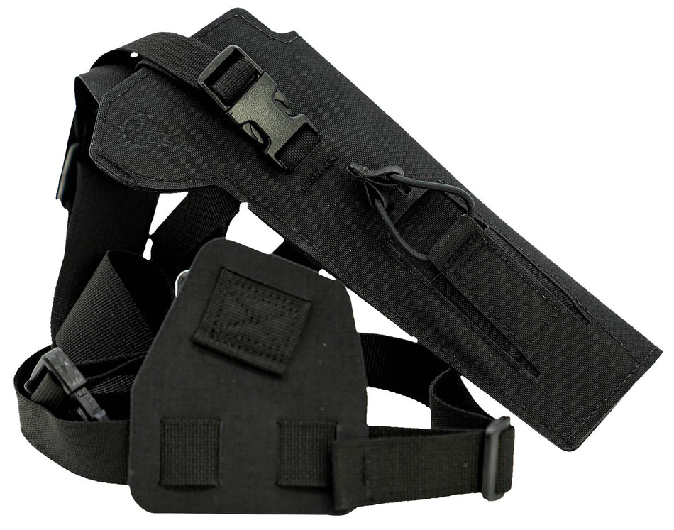 Cole-Tac VW201 Black Left-Hand Chest Varmint Wrangler Pistol Holster