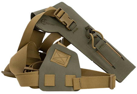 Cole-tac VW204 Varmint Wrangler Pistol Chest Holder Left Hand Ranger Green
