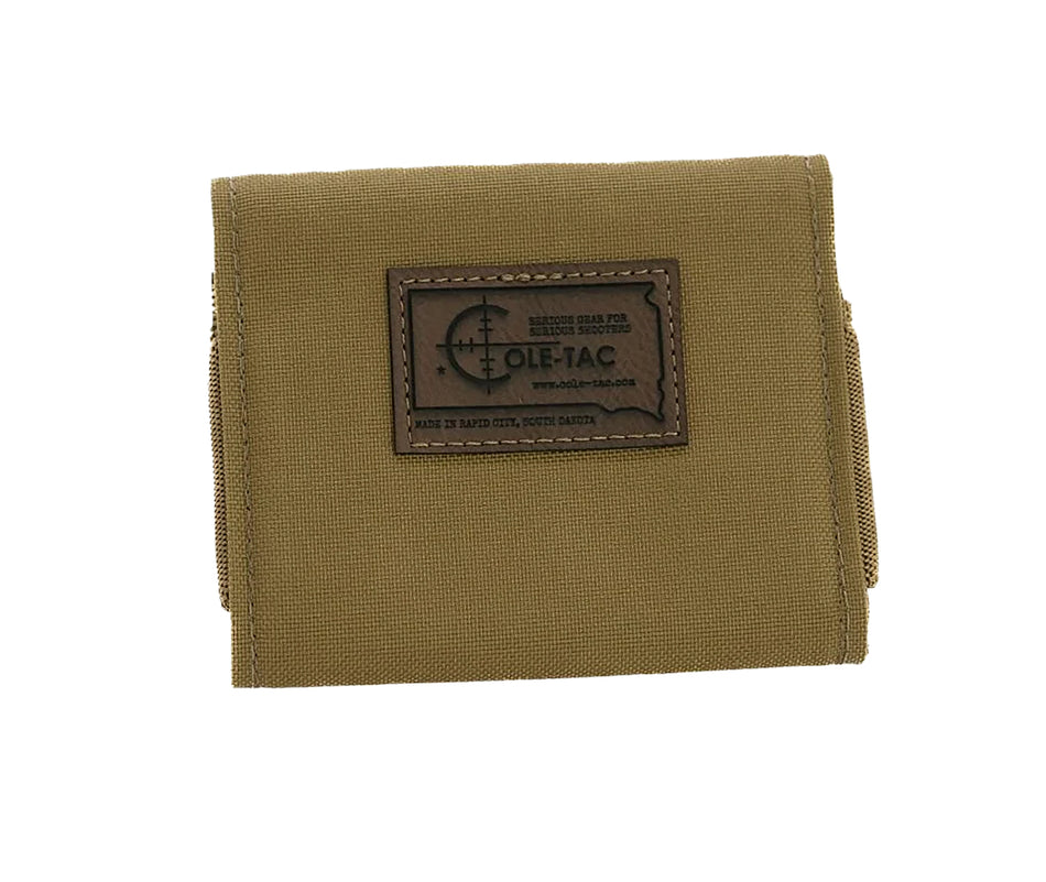 Cole-Tac Hunter Ammo Wallet 10rd Coyote Brown Cordura Fabric