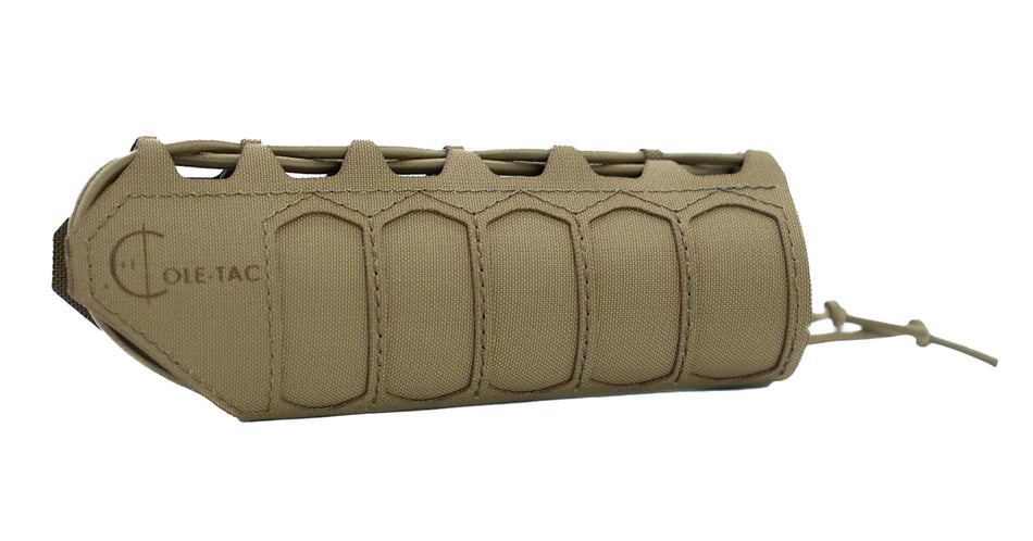Cole-Tac Squadron SD Handguard Wrap HG102 No Slots Coyote Brown 6.5"