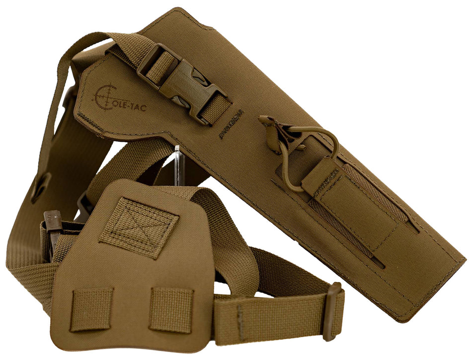 Cole-Tac VW102 Coyote Brown Right-Hand Varmint Wrangler Pistol Holster