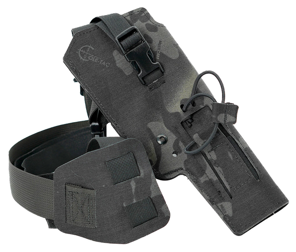 Cole-tac VW115 Varmint Wrangler RH Pistol Holder Multi-Cam Black