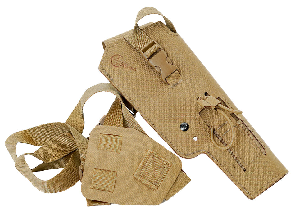 Cole-tac VW212 Varmint Wrangler LH Pistol Holder Coyote Brown