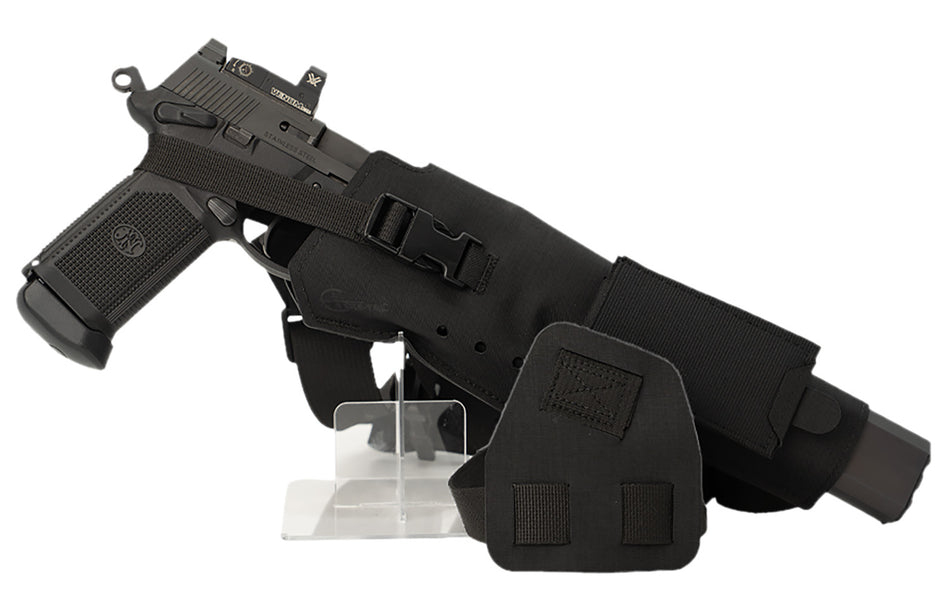 Cole-tac VWX101 Varmint Wrangler XL RH Pistol Holder Black