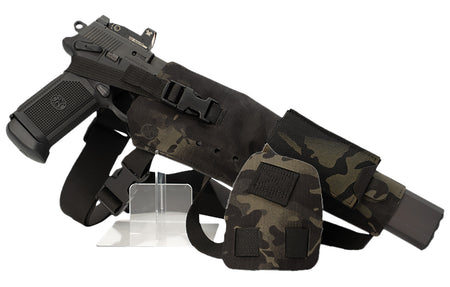 Cole-tac Varmint Wrangler XL Pistol Chest Carrier MultiCam Black Left Hand VWX110