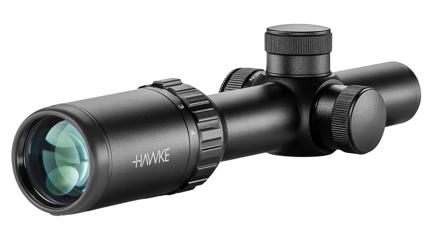 Hawke Vantage IR 1-4x20mm Riflescope Black 1" Tube Illuminated Turkey DOT IR Reticle