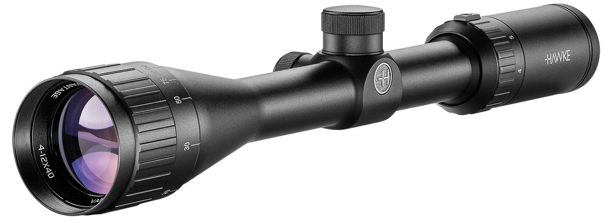Hawke Vantage 4-12x40mm Riflescope Black 1" Tube Mil-Dot Reticle