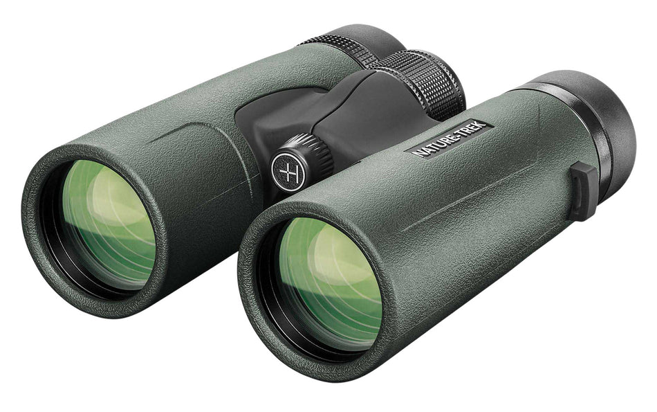 Hawke Nature-Trek 35103 10x42 BaK-4 Roof Prism Binocular Green