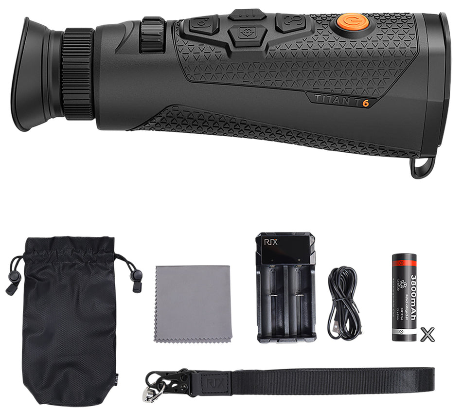 Rix Optics RIXTITANT6 Titan T6 Thermal Black 35mm 2.2x Zoom 640x480 12 Micron 50 Hz