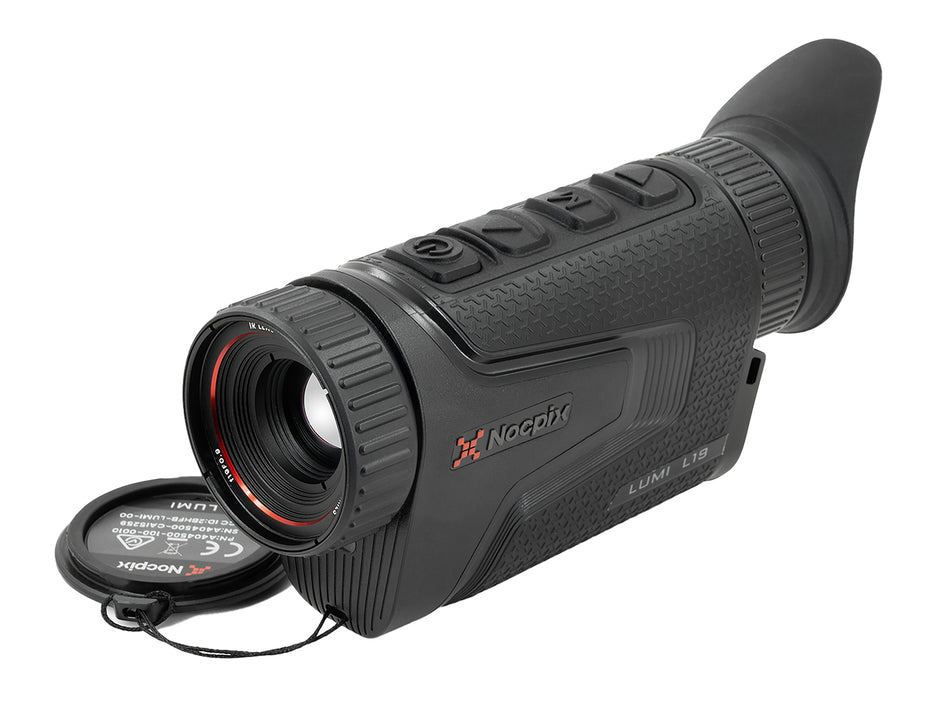 iRay USA LUMI-L19 Thermal Monocular Compact Black 19mm 384x288 2-4x