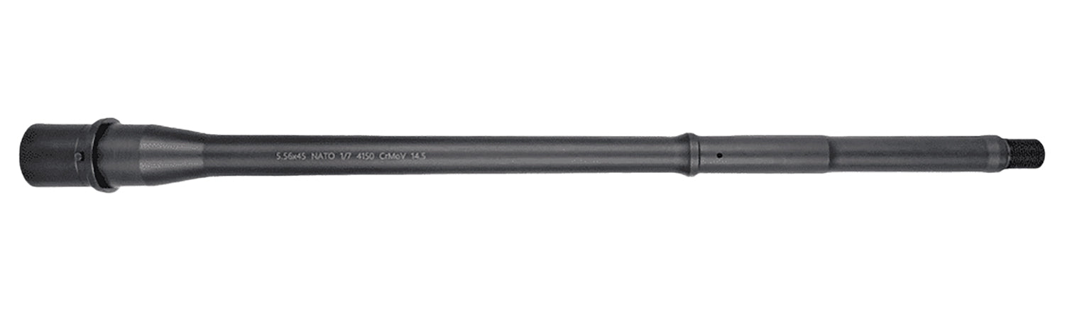 Lead & Steel Llc 5.56mm 14.5" Pencil Profile Mid-Length Barrel with M4 Feed Ramps