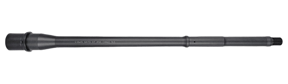 Lead & Steel Llc 5.56mm 14.5" Pencil Profile Mid-Length Barrel with M4 Feed Ramps