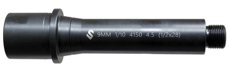 Lead & Steel AR9 4.5" Nitride Barrel 1/2x28 LS9MM45-28
