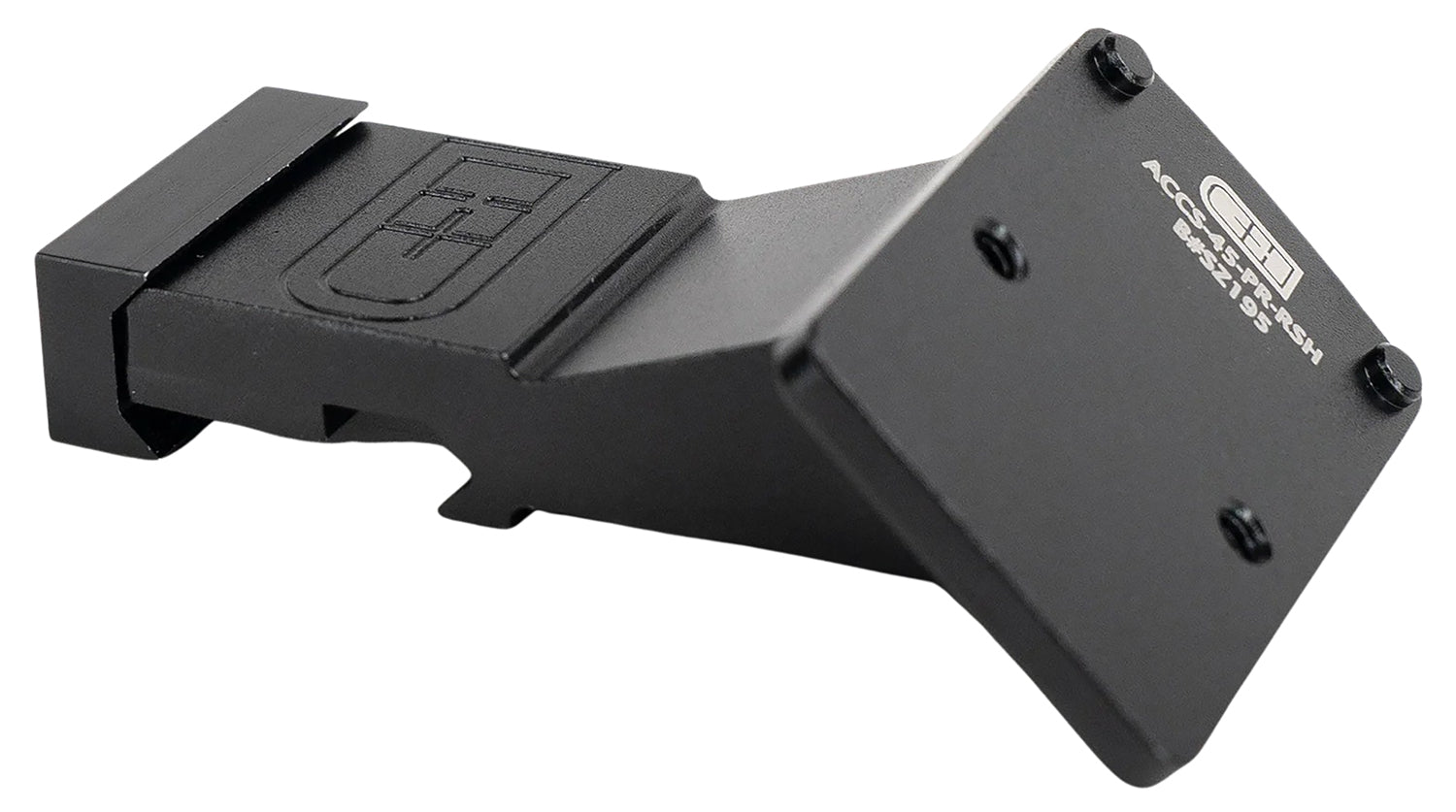 C&H Precision PR-45-RSH 45° Offset Picatinny Rail Mount, Trijicon RMR/SRO