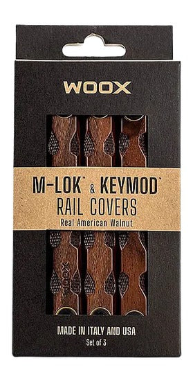 WOOX SH.MLK005.S3 3-Piece M-LOK KeyMod Rail Cover Set