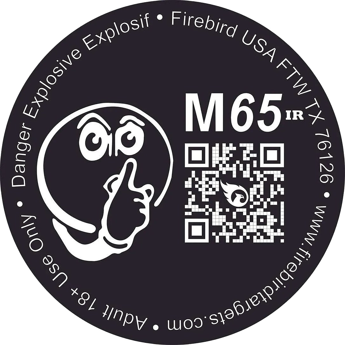 Firebird USA M65IR 65mm Moving/Static Reactive Target Flash/Smoke/Sound 10 Targets