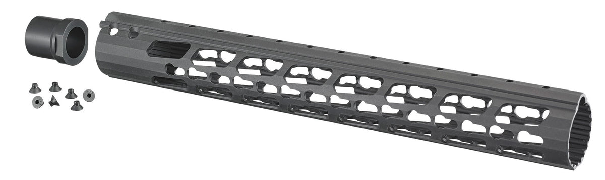 Ruger 90589 Black Anodized Aluminum Precision Handguard with Keymod Rail