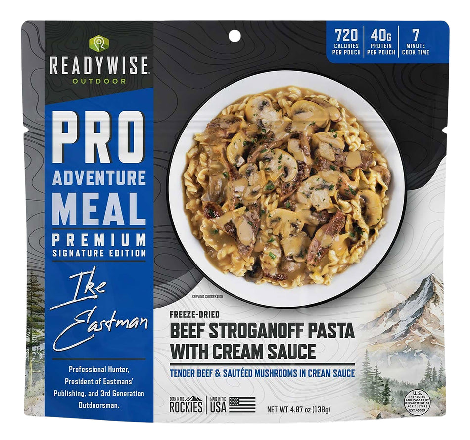 Wise Foods Pro Meal Beef Stroganoff RW05402 6-Count Case 2 Servings Each