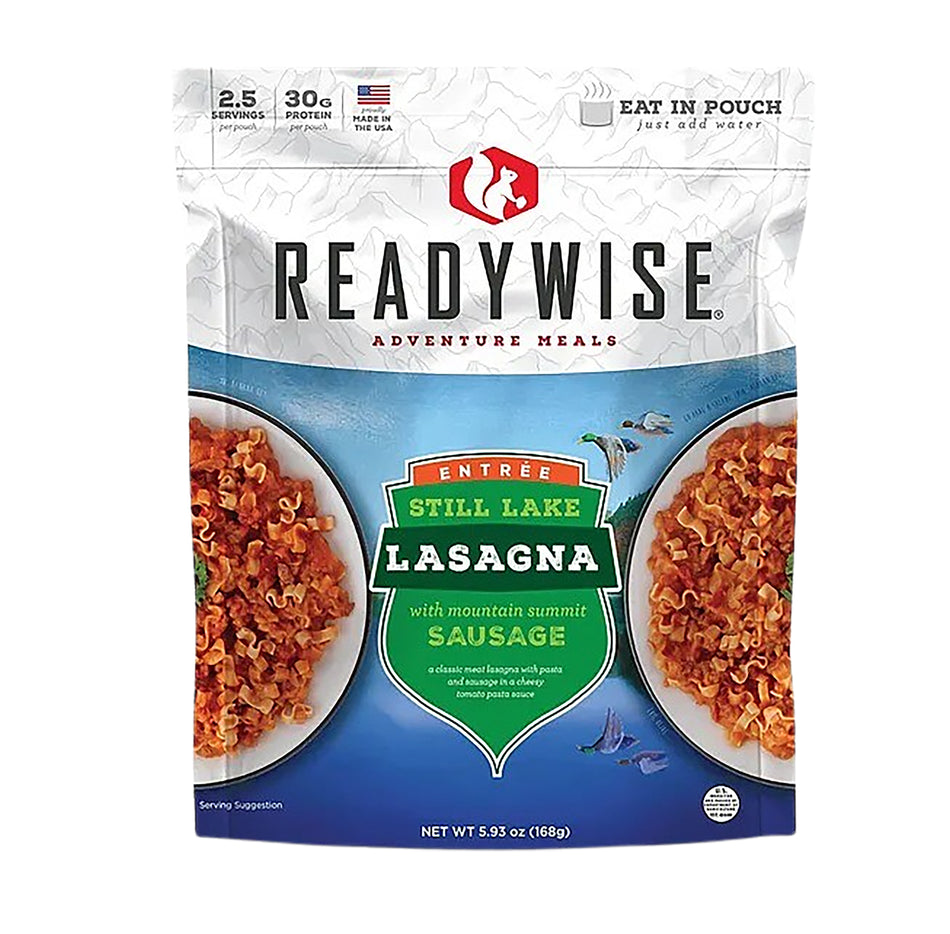 Wise Foods Lasagna w/ Beef RW05808 6-Count Case 2 Servings Each