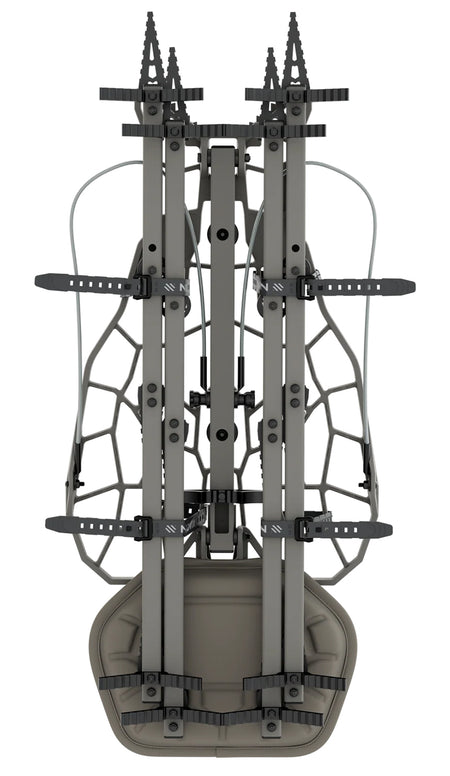 NOVIX Helo Hunt Ready Treestand System Classic Aluminum NX-HHRS