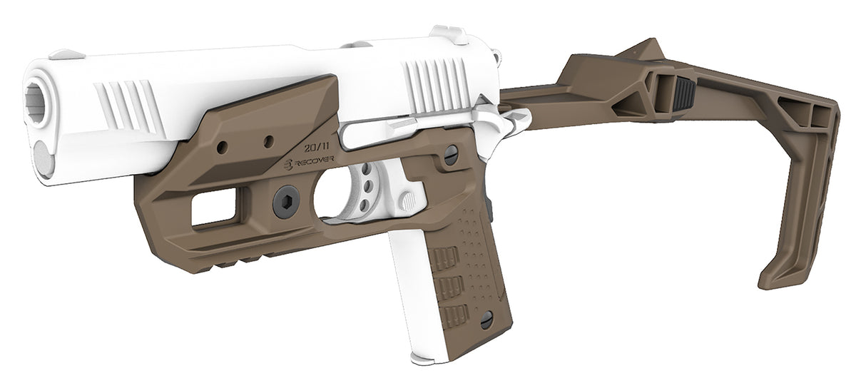 REC 2011 Basic Brace Tan Pistol Frame Component