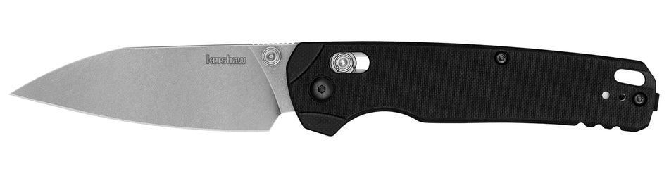Kershaw Bel Air XL 6110 3.40" Folding Clip Point Stonewashed CPM MagnaCut Blade Black G10 Textured Handle