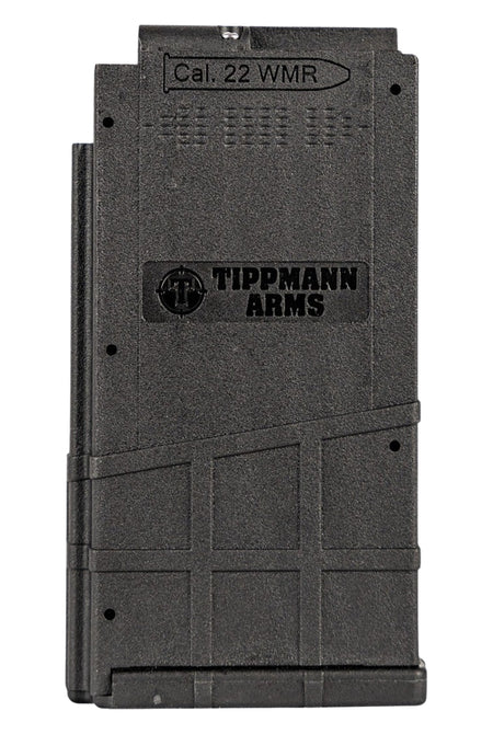 Tippmann Arms A201261 M4-22 10rd Pinned Rifle Magazine 22 WMR Black Steel