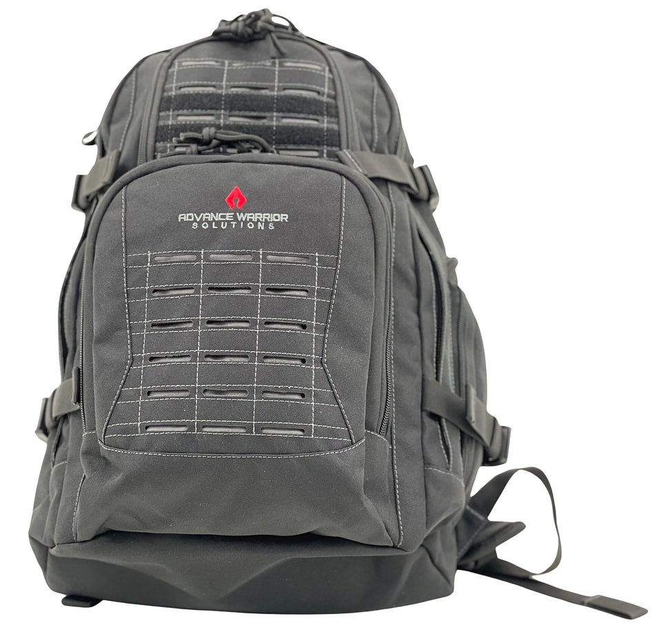 Advance Warrior Solutions S3DBPBL Spear 3 Day Pack Black 600D Polyester