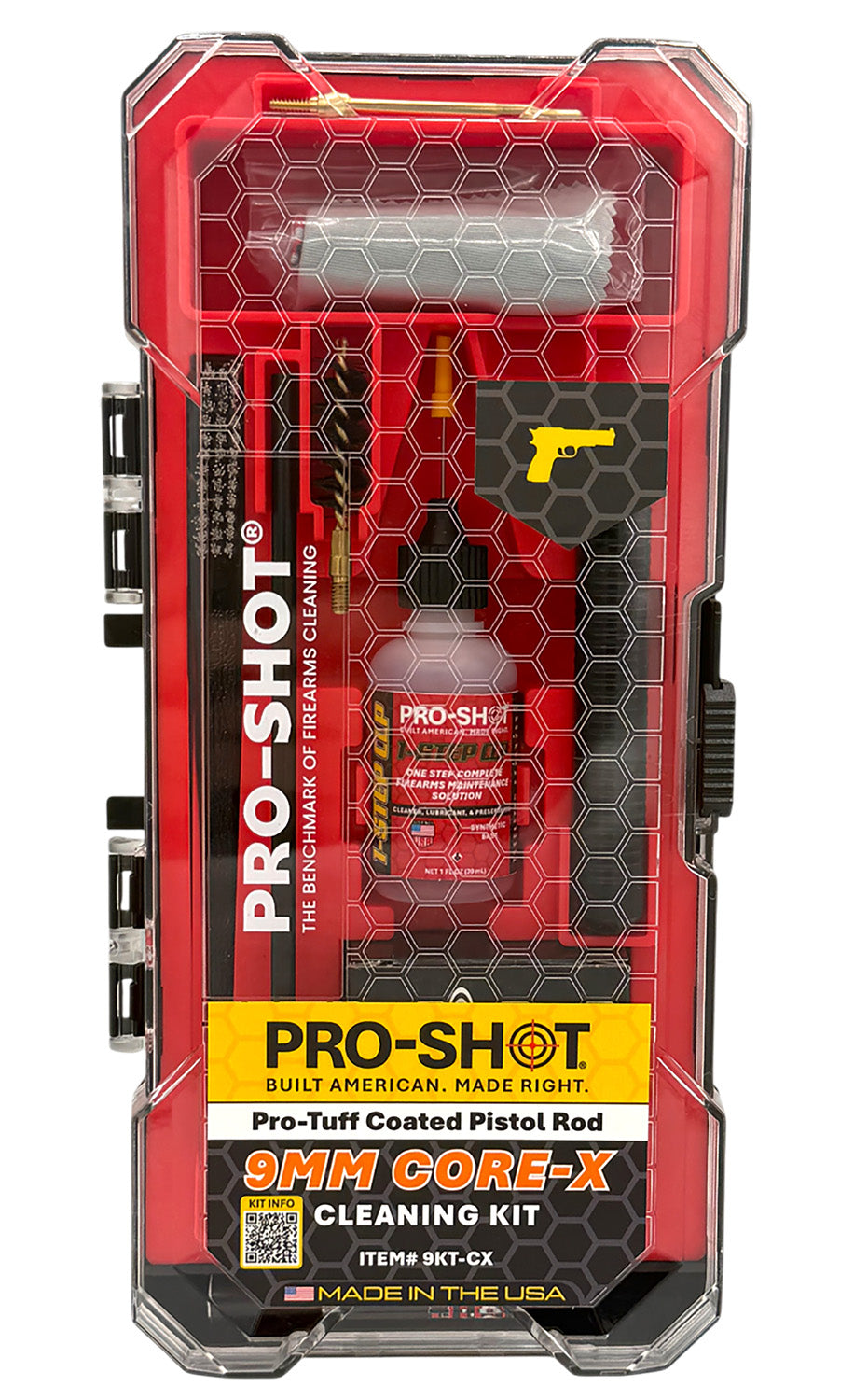 Pro-Shot Core Cleaning Kit for 9mm Firearms