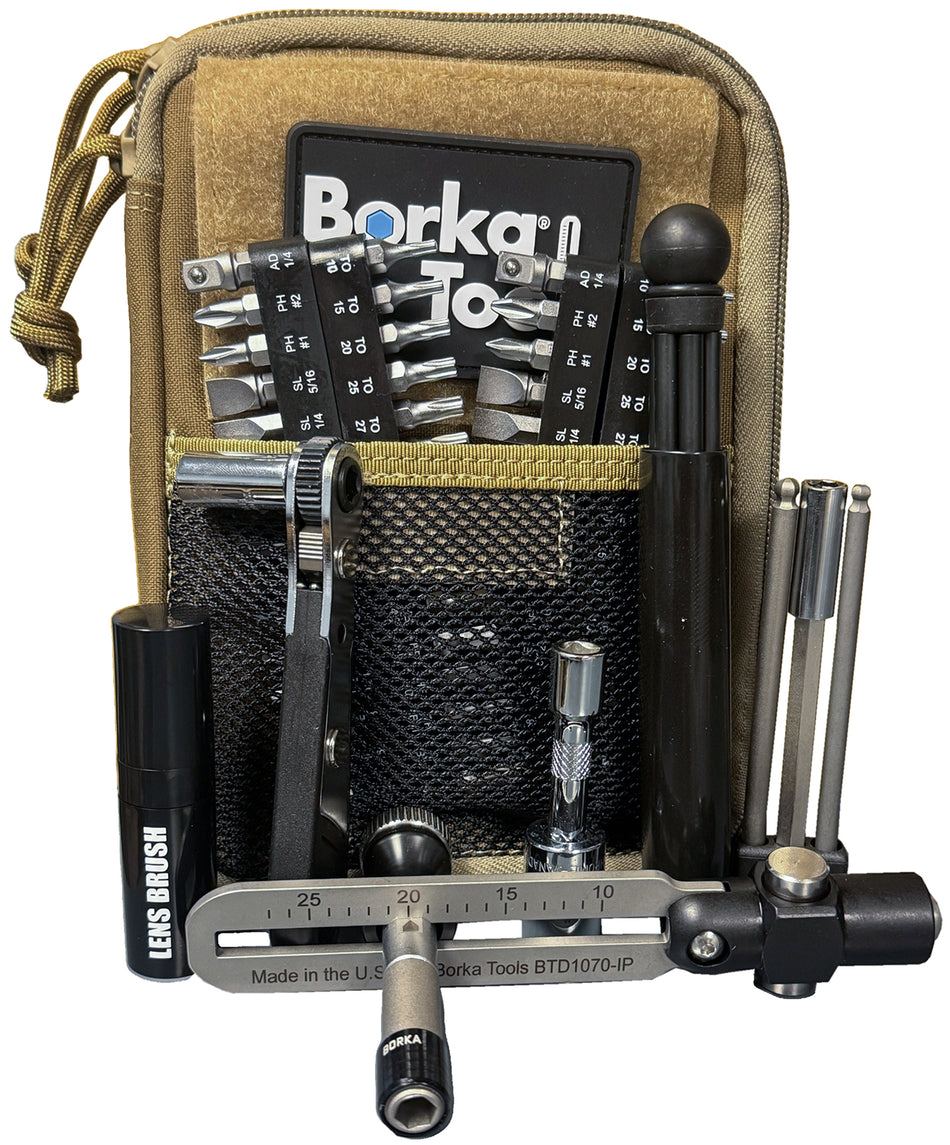Borka BTD-G6 Military Spec Driver Kit with Bits and Extension
